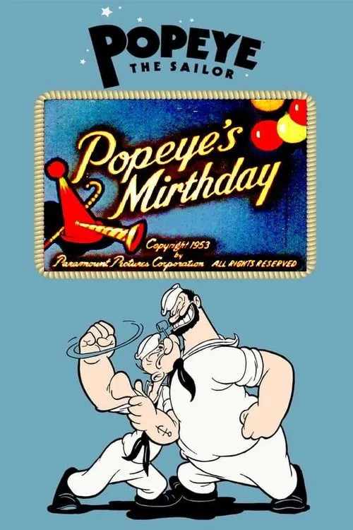 Popeye's Mirthday movie poster