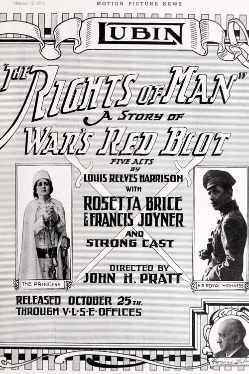 The Rights of Man: A Story of War's Red Blotch movie poster