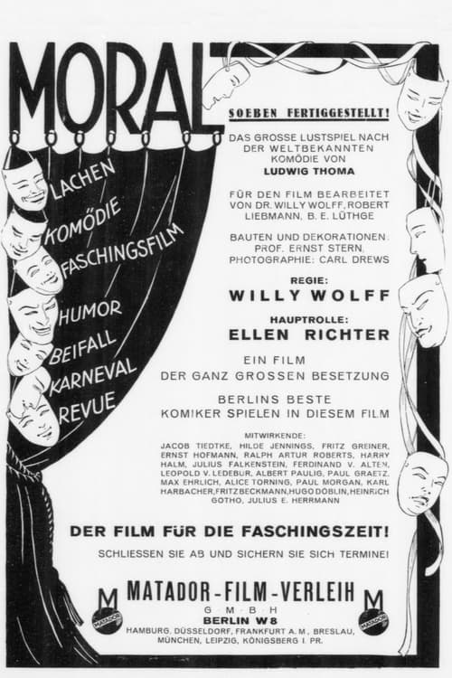 Moral movie poster