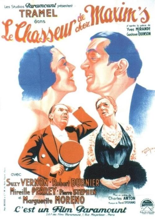 Le Chasseur de chez Maxim's movie poster