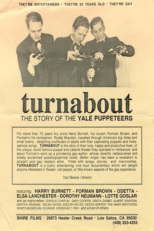Poster do filme Turnabout: The Story of the Yale Puppeteers