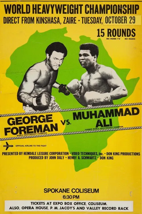 The Rumble in the Jungle: George Foreman vs. Muhammad Ali movie poster