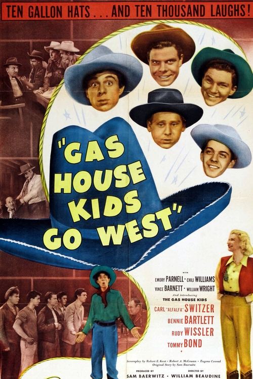 Gas House Kids Go West movie poster