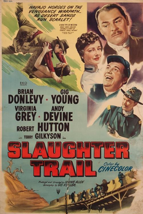 Slaughter Trail movie poster