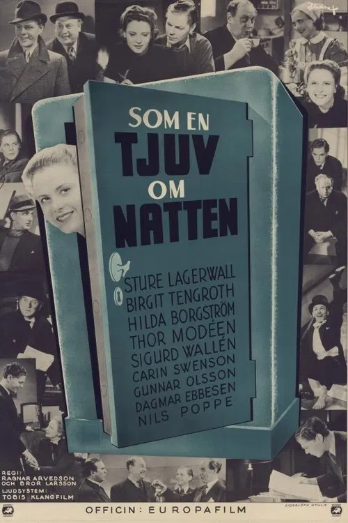...som en tjuv om natten movie poster