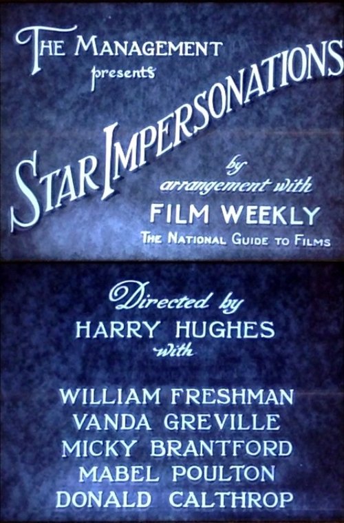 Star Impersonations movie poster