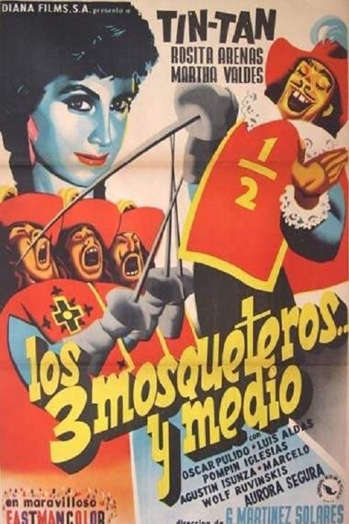 Los tres mosqueteros y medio movie poster