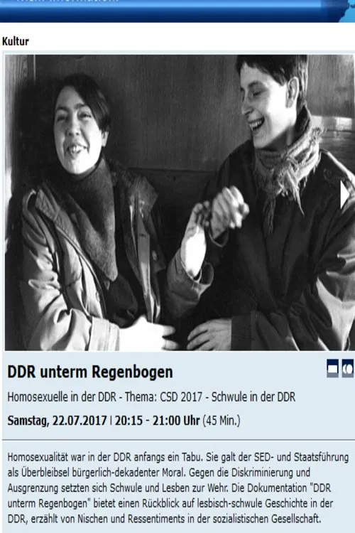 DDR unterm Regenbogen movie poster