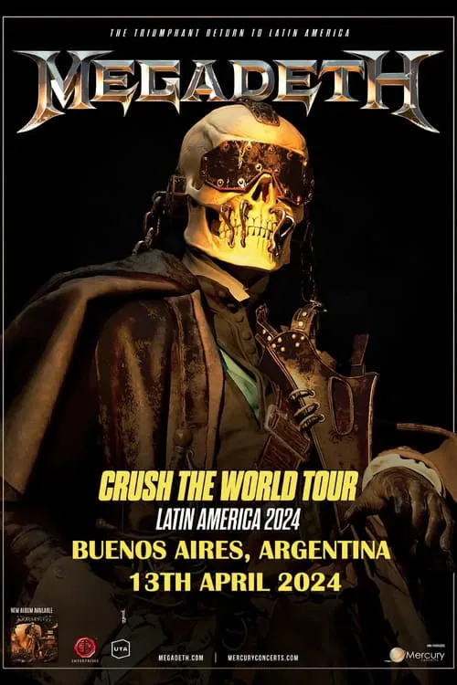 Megadeth - Crush the World: Live at Buenos Aires 2024 (Night 1) movie poster