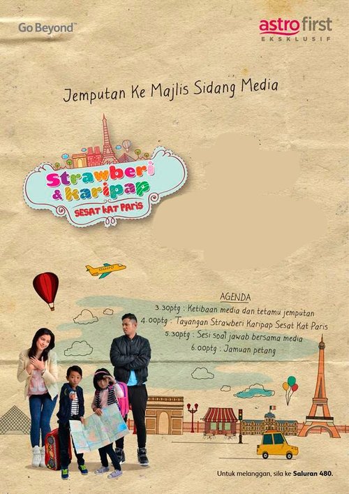 Strawberi Karipap Sesat Kat Paris movie poster