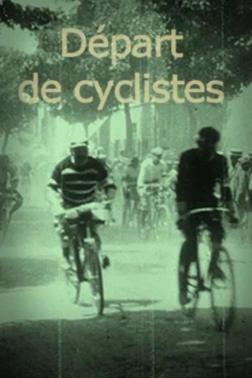 Départ de cyclistes movie poster