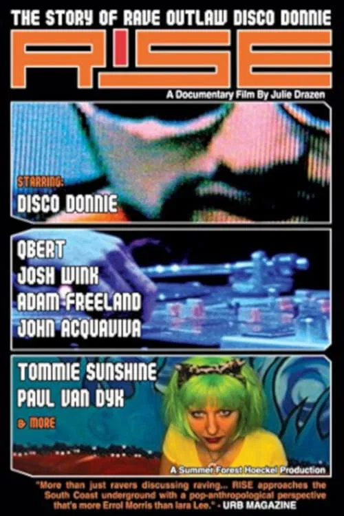 Poster do filme Rise: The Story of Rave Outlaw Disco Donnie