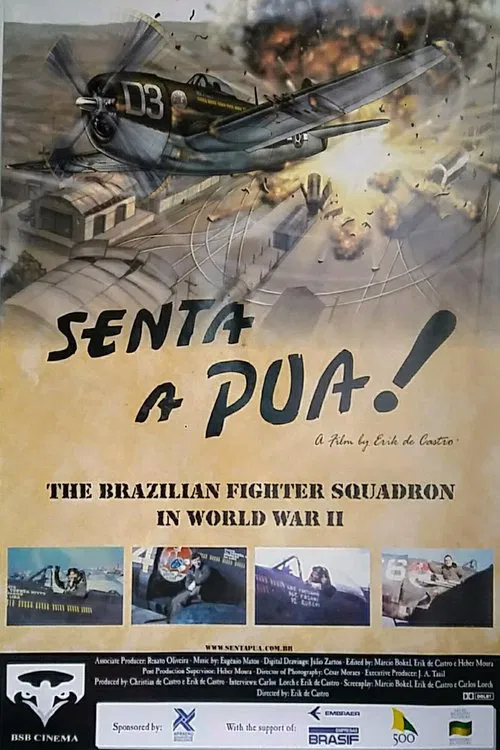 Hit Them Hard! The Brazilian Fighter Squadron in World War II movie poster