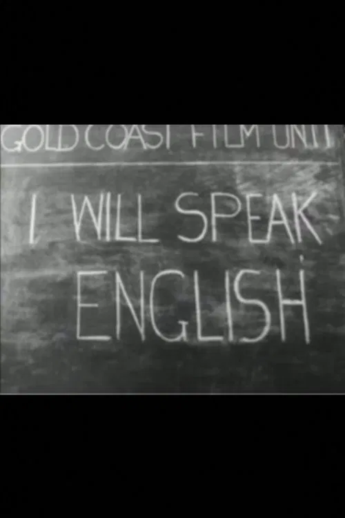 Poster do filme I Will Speak English