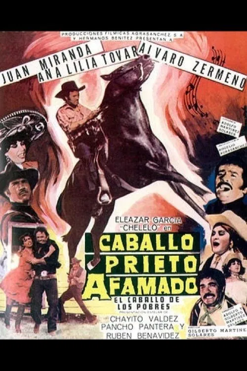 Caballo prieto afamado movie poster