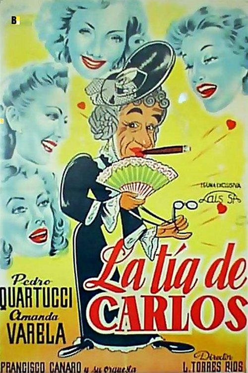 La tía de Carlos movie poster