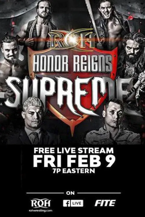 ROH: Honor Reigns Supreme movie poster