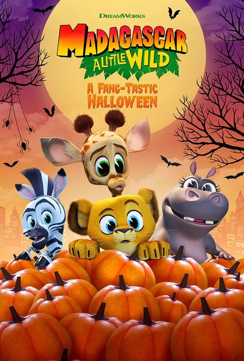 Madagascar: A Little Wild - A Fang-Tastic Halloween movie poster