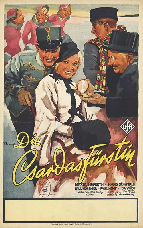 The Csardas Princess movie poster