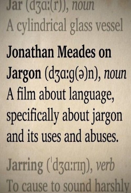 Jonathan Meades on Jargon tv show poster