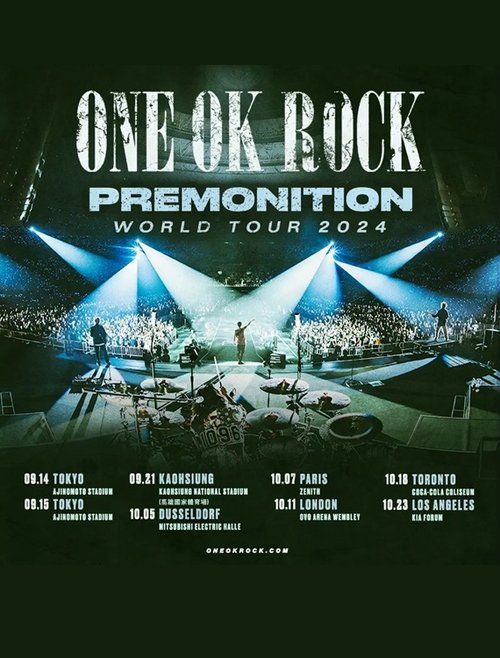 ONE OK ROCK 2024 PREMONITION WORLD TOUR movie poster