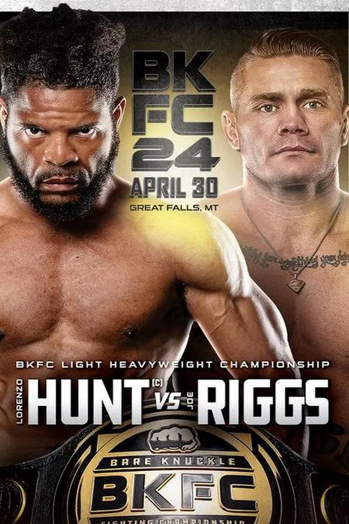 Poster do filme BKFC 24: Hunt vs Riggs