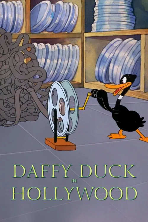 Daffy Duck in Hollywood movie poster