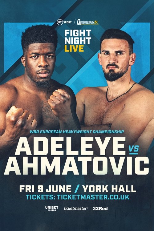 David Adeleye vs. Emir Ahmatovic movie poster