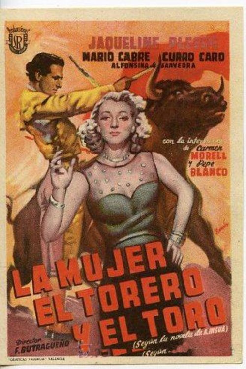 La mujer, el torero y el toro movie poster