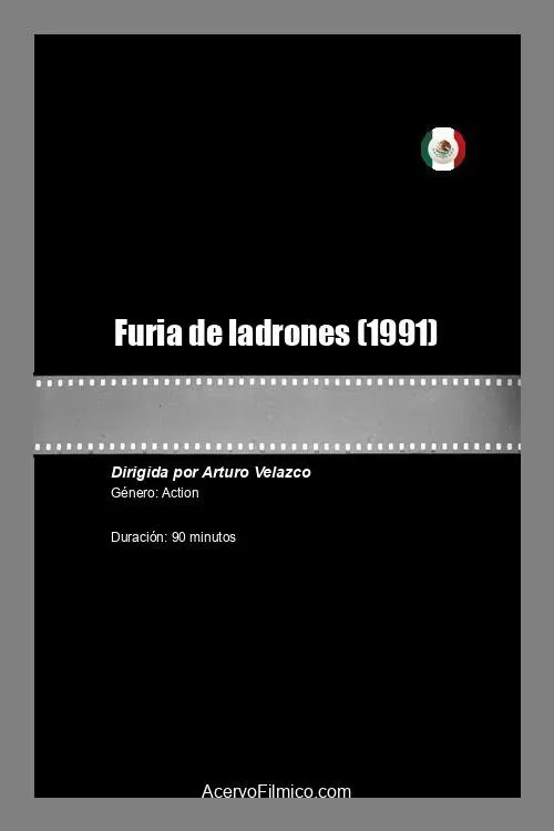 Furia de ladrones movie poster