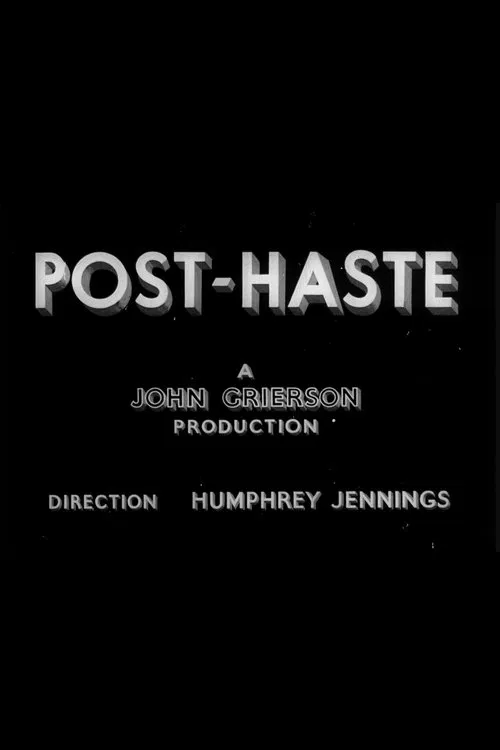 Post-Haste movie poster