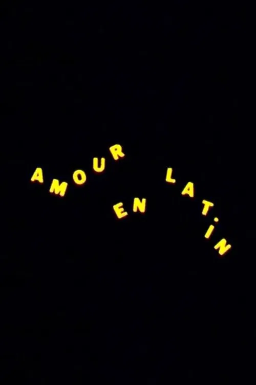 Amour en latin movie poster