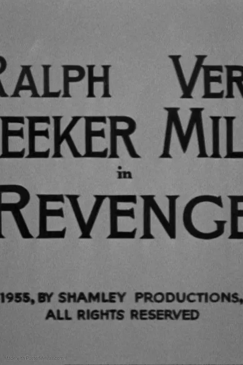 Alfred Hitchcock presents "Revenge" movie poster