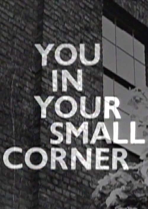 You in Your Small Corner movie poster