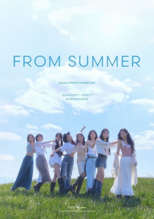 fromis_9's Summer Night tv show poster