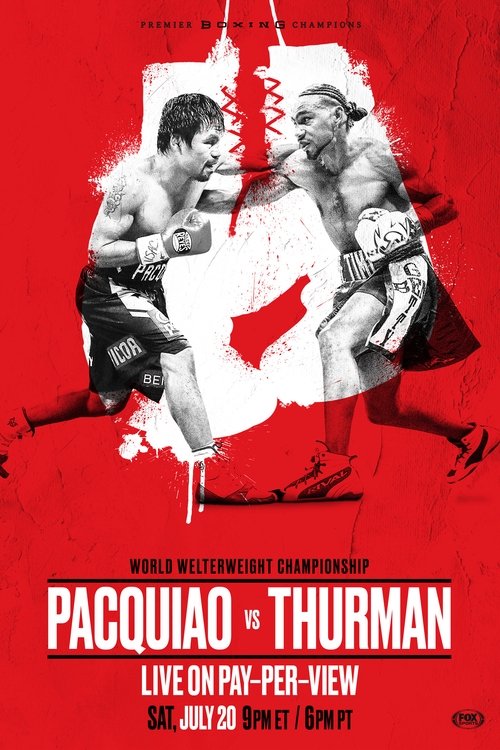 Manny Pacquiao vs. Keith Thurman movie poster
