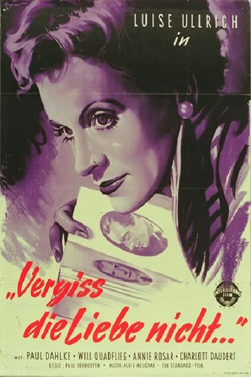 Vergiß die Liebe nicht movie poster