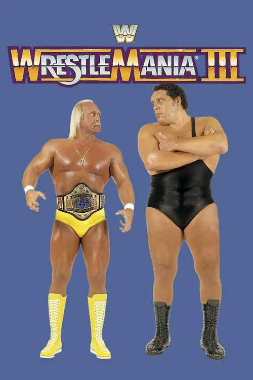 WWE WrestleMania III movie poster