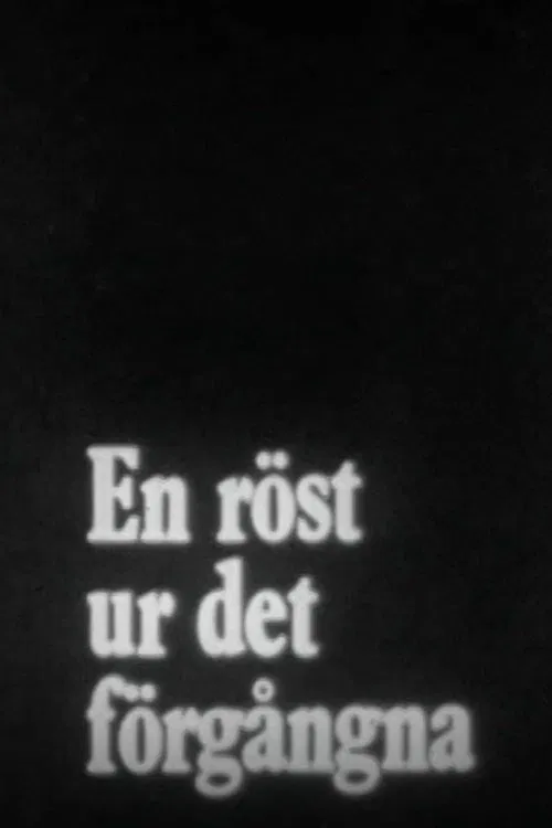 En röst ur det förgångna movie poster