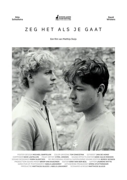 Zeg het als je gaat movie poster