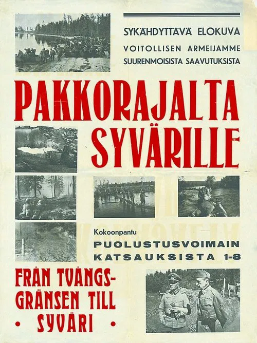From the Dictated Border to the Svir River movie poster