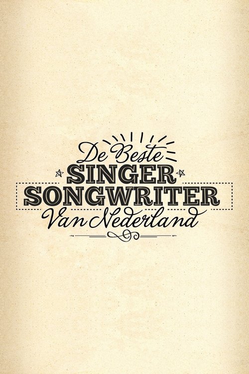 De Beste Singer-Songwriter van Nederland tv show poster