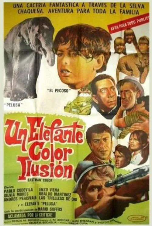 Un elefante color ilusión movie poster