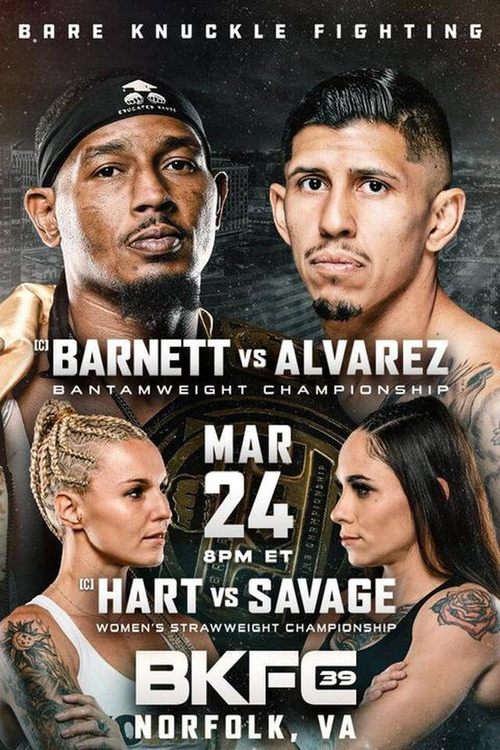 Poster do filme BKFC 39: Barnett vs. Alvarez