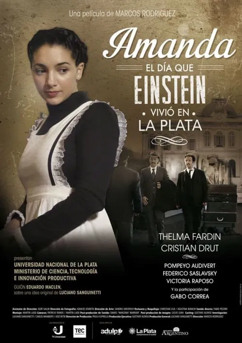 Poster do filme Amanda, el día que Einstein vivió en La Plata