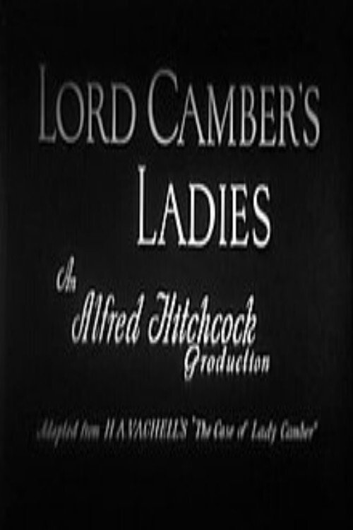 Lord Camber's Ladies movie poster