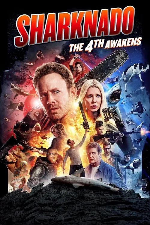Sharknado 4: The 4th Awakens movie poster