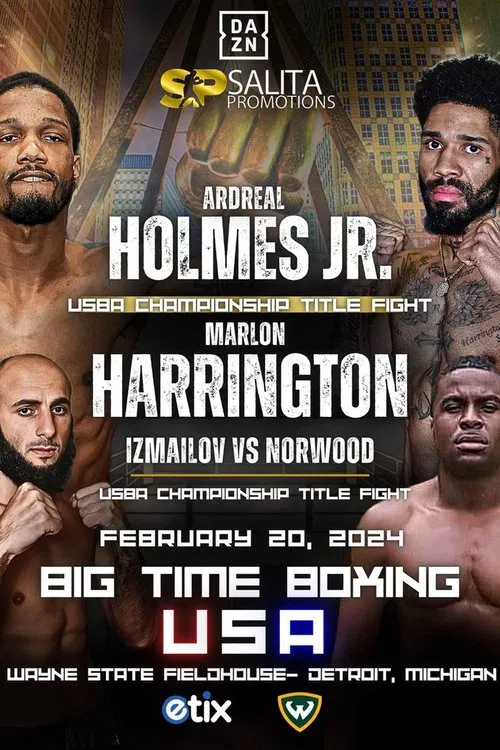 Ardreal Holmes Jr vs. Marlon Harrington movie poster