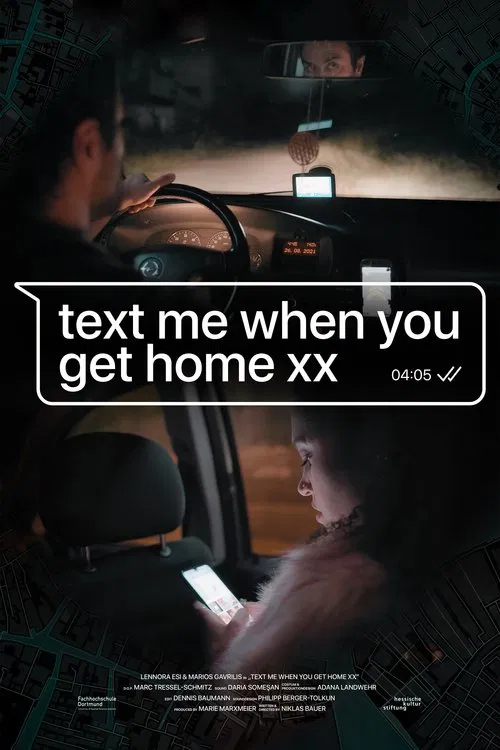 Text me when you get home xx movie poster