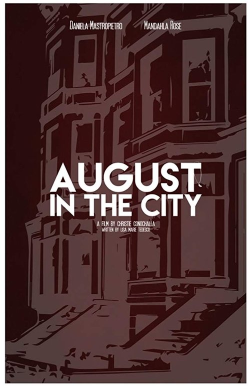 August in the City movie poster